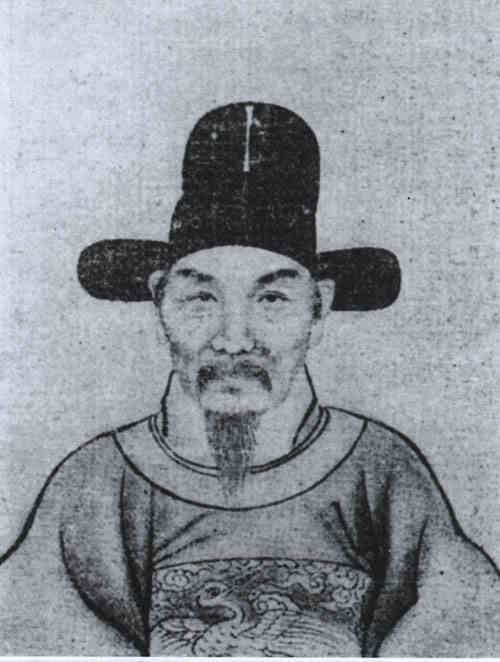名人周汝登画像