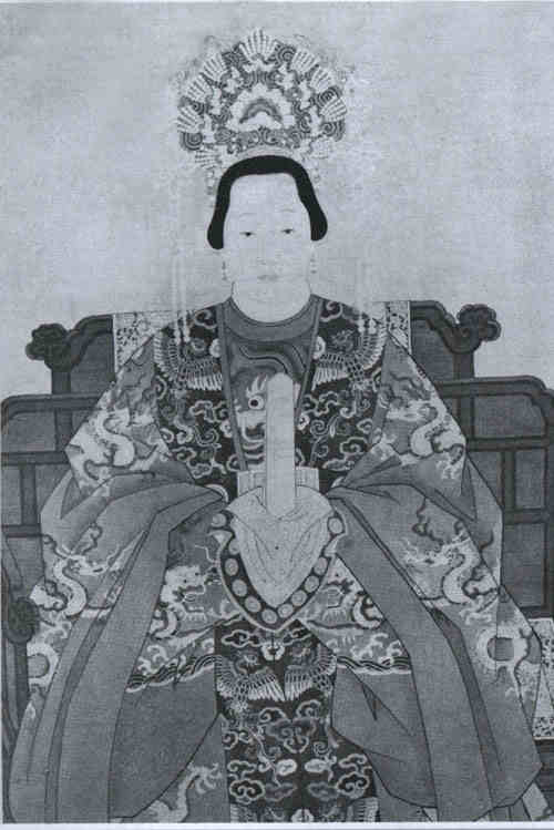 名人朱佛女画像
