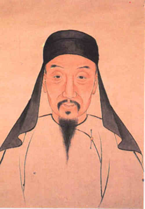 名人顾炎武画像