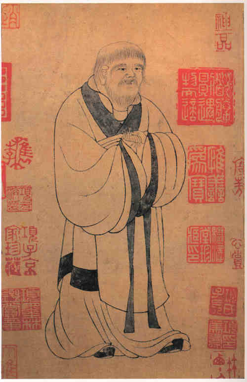 名人老子画像