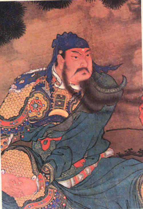 名人关羽的画像