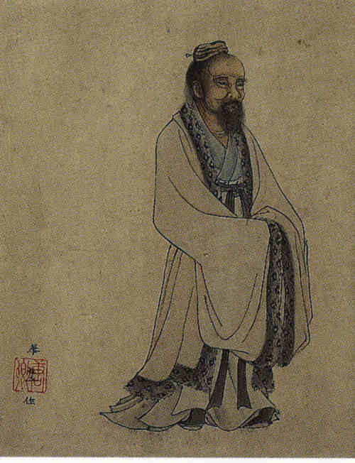 名人庄子的画像