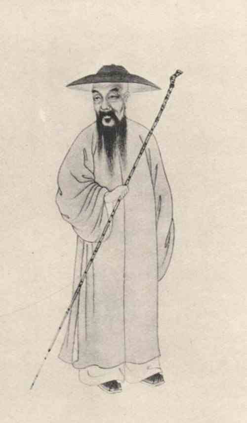 名人邓石如画像