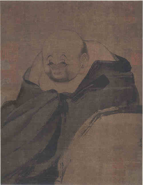 名人布袋和尚的画像