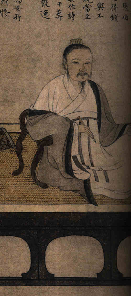 名人倪瓒画像