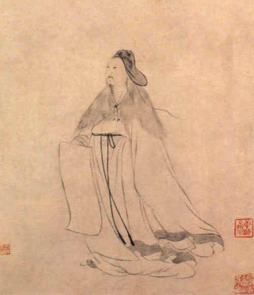 名人陶渊明的画像