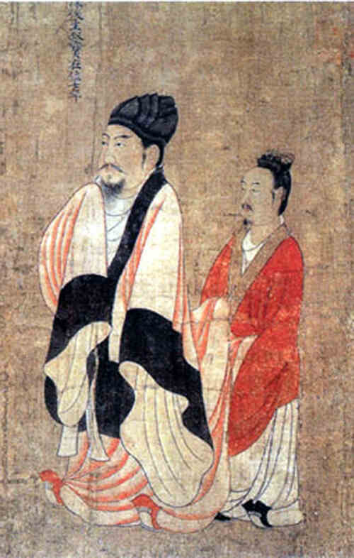 名人陈叔宝画像