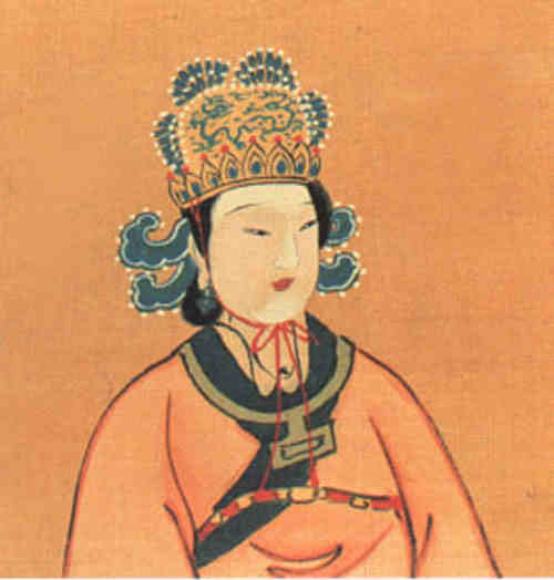 名人武则天画像