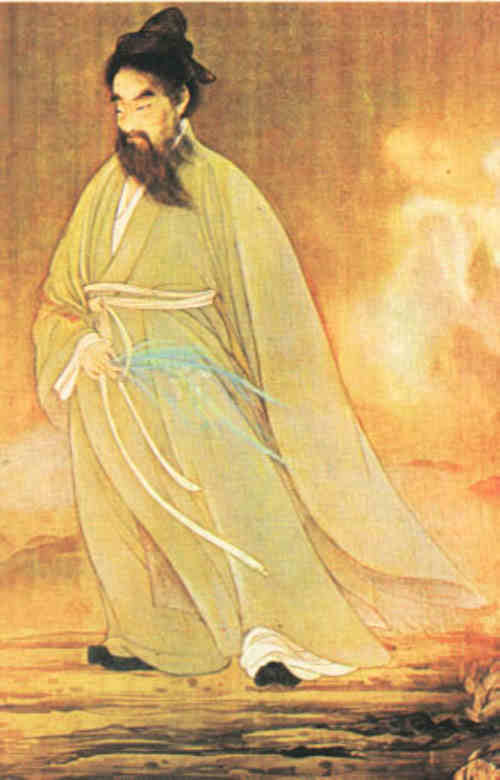 名人屈原的画像