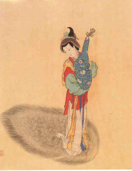 名人王昭君画像