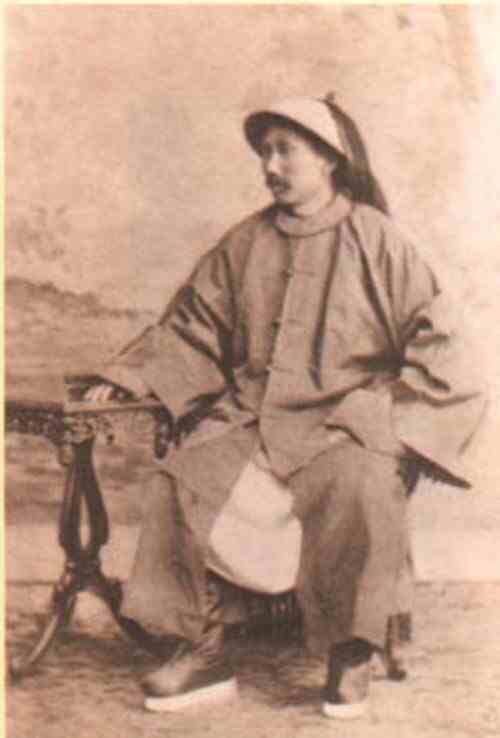 名人丁汝昌画像