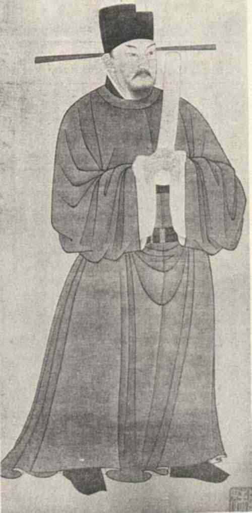 名人狄仁杰画像