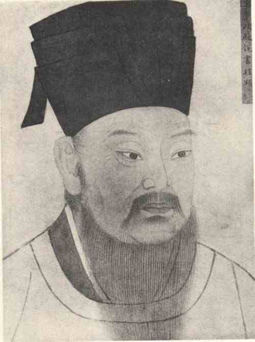 名人程颐画像