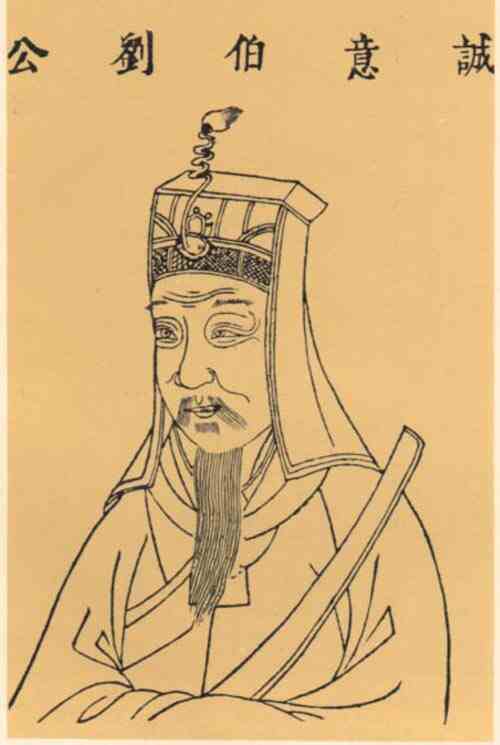 名人刘基画像