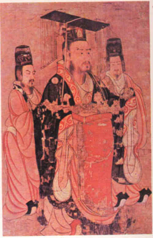 名人刘备画像