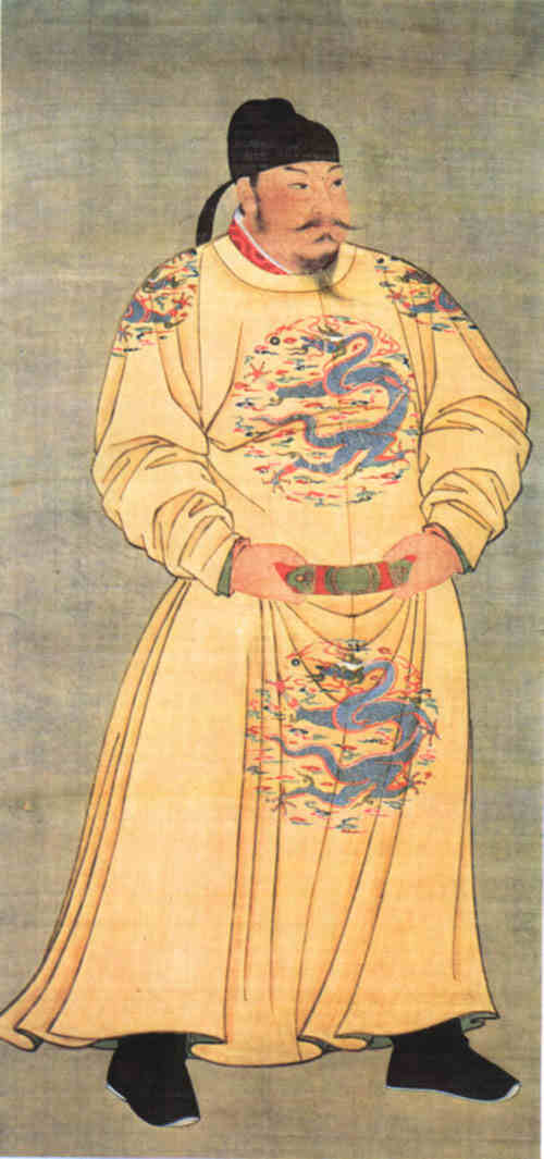 名人李世民画像