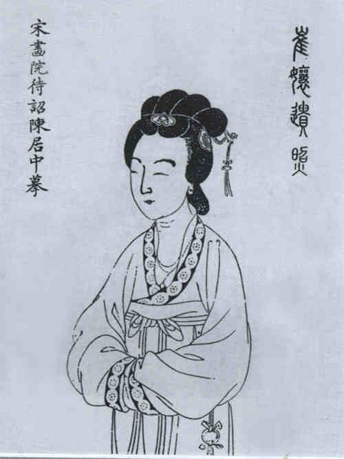 名人崔莺莺的画像