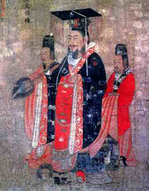 名人孙权画像