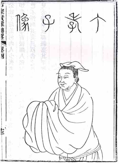 名人丁兰的画像