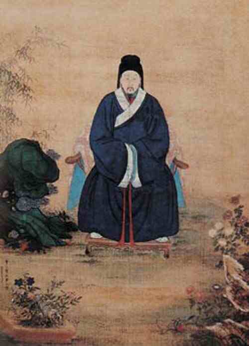 名人黄道周画像