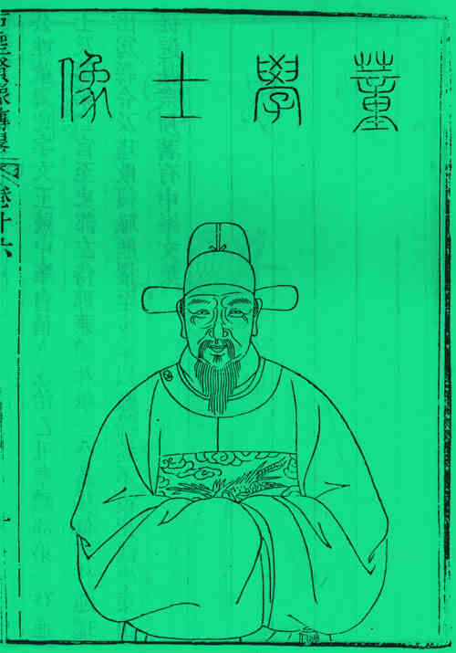 名人董玘画像