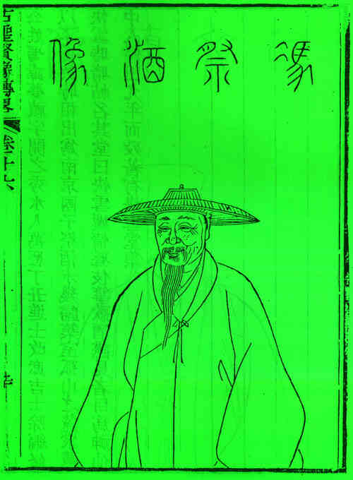 名人冯梦祯画像