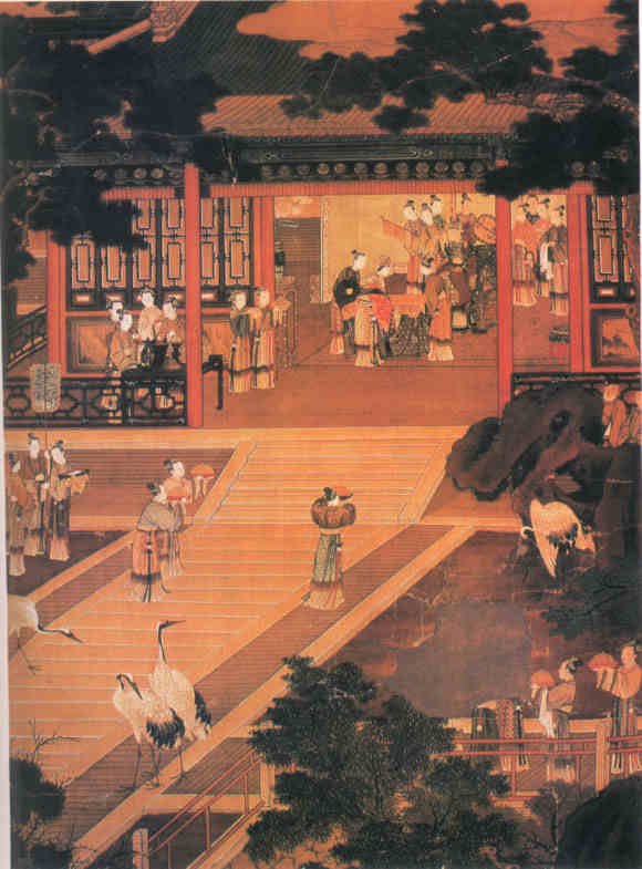 名人刘询皇后画像