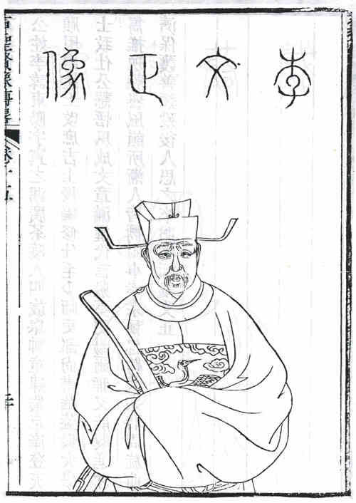 名人李东阳画像