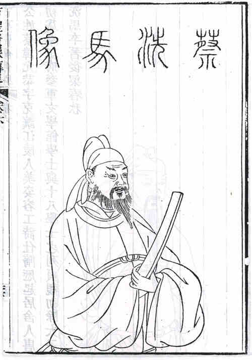 名人蔡允恭的画像