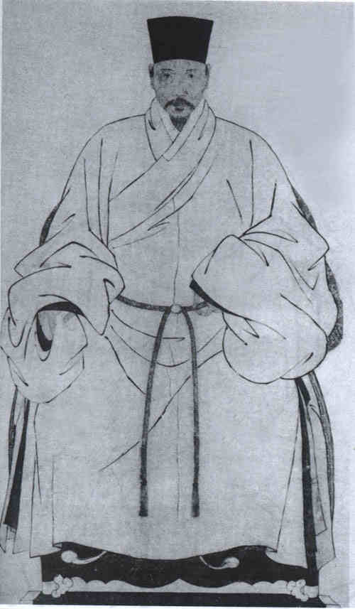 名人陈献章画像