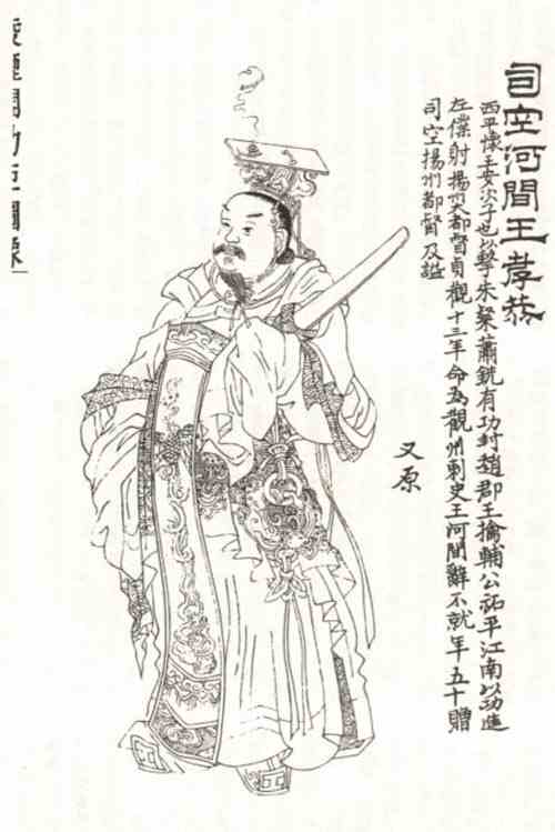 名人李孝恭画像