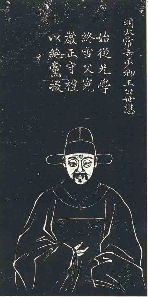 名人王世懋画像