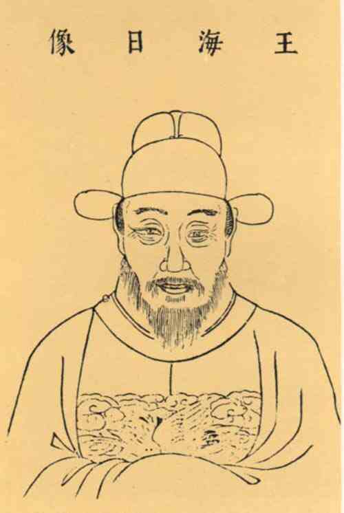 名人王华画像
