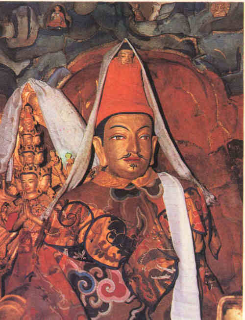 名人松赞干布的画像