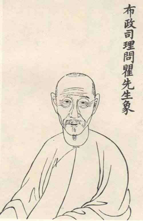 名人瞿中溶的画像