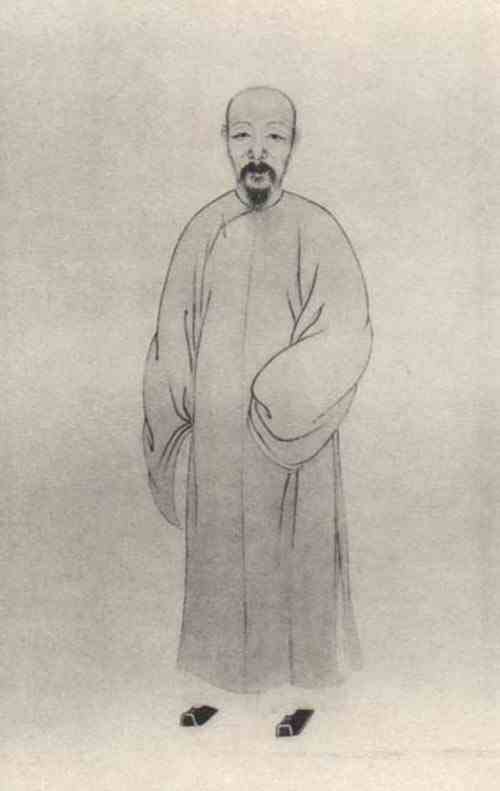 名人钱陈群画像
