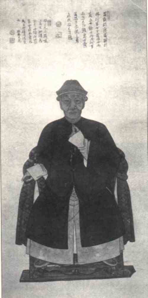 名人蒲松龄画像