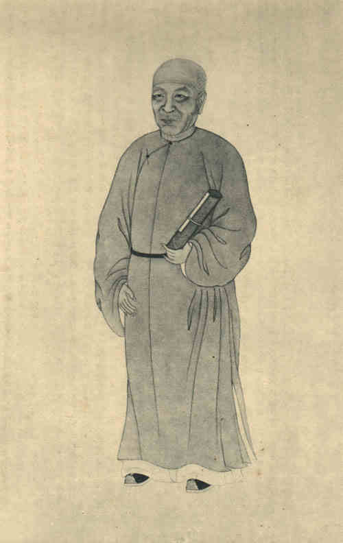 名人毛奇龄画像