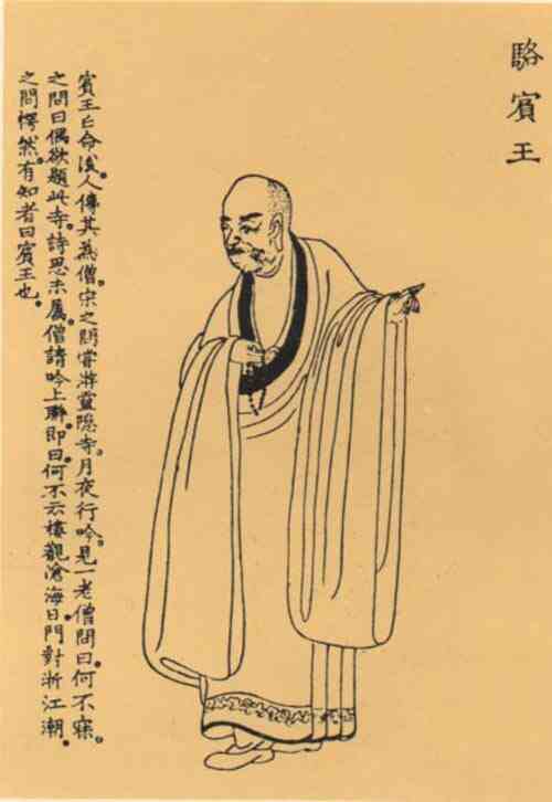 名人骆宾王的画像