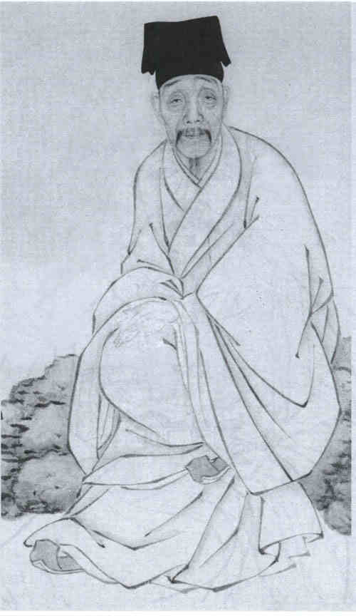 名人柳敬亭的画像