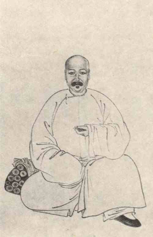 名人刘寿曾画像