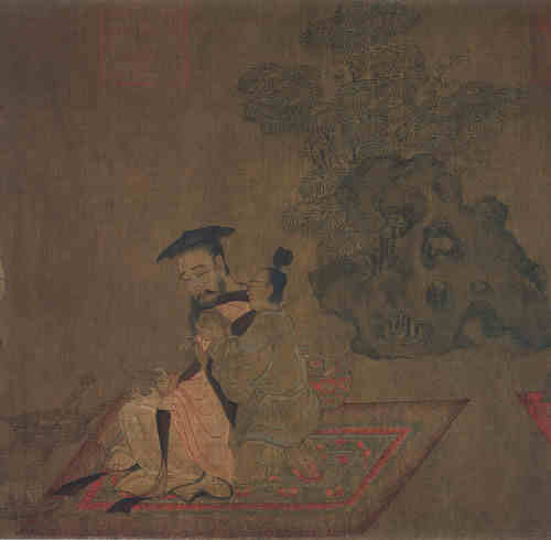 名人刘伶画像