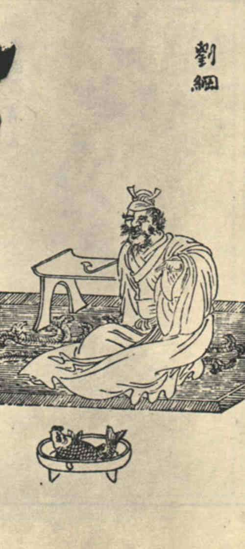 名人刘纲画像