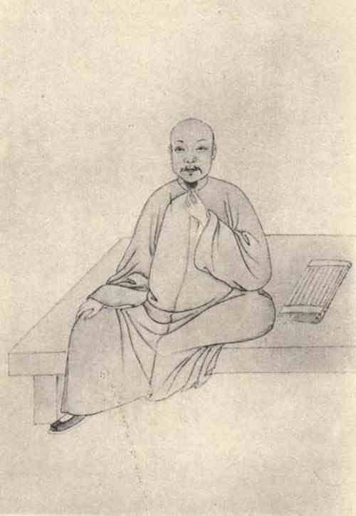 名人厉鹗的画像
