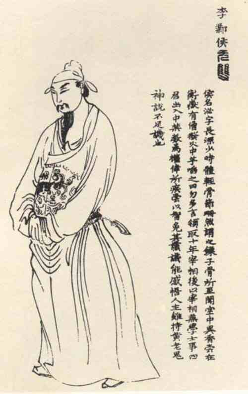 名人李泌画像
