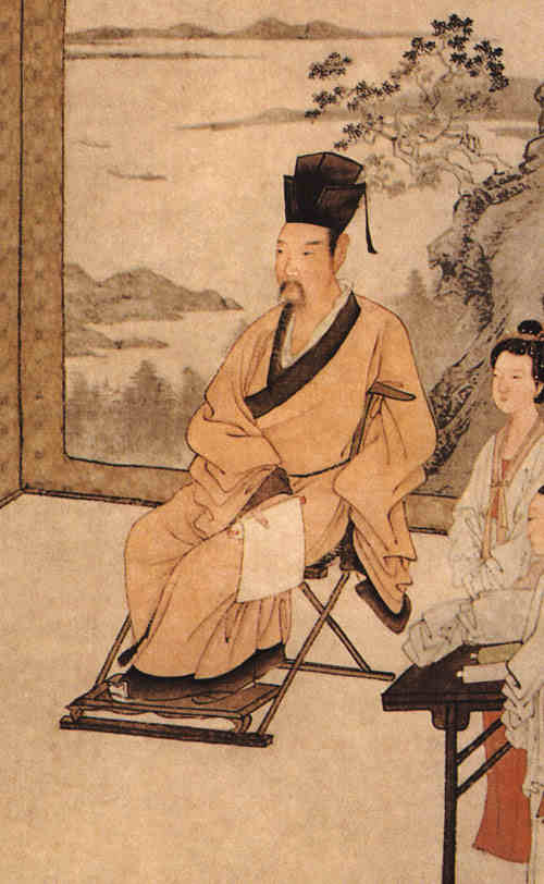 名人张祜画像