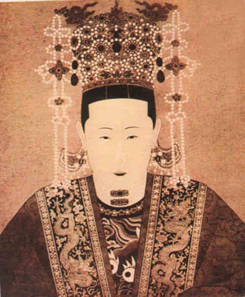 名人朱祐樘张皇后画像