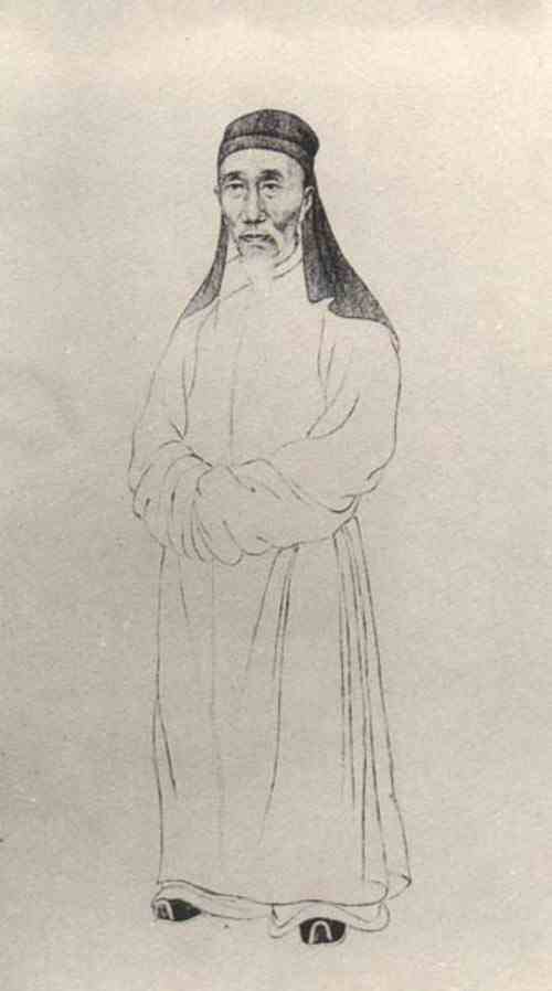 名人郑珍画像