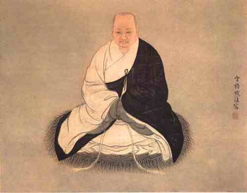 名人真可画像