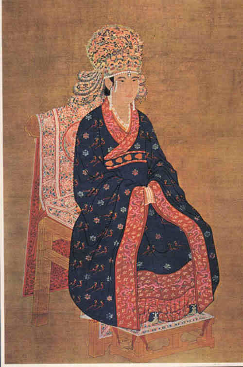 名人赵顼朱皇后画像